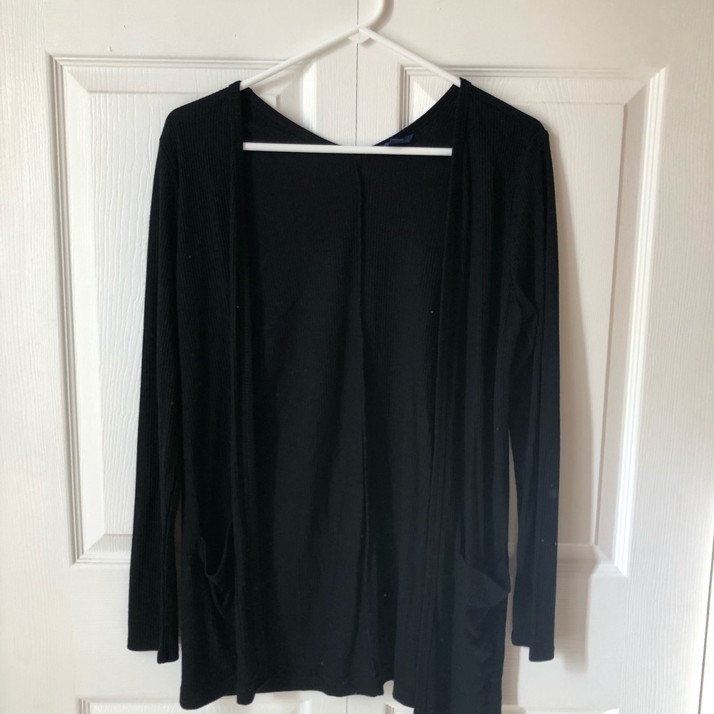 Black cardigan